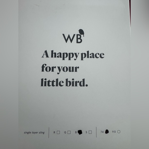 WildBird 74” linen sling in “Willow” - Picture 4 of 7